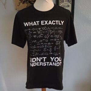 M Chemistry Elements Science Black Graphic Tshirt Dont Understand